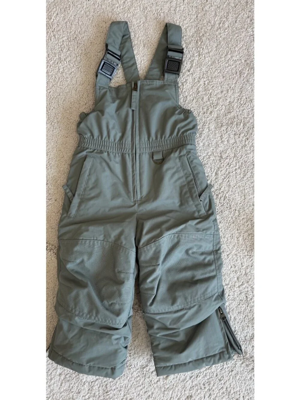 Lands End Boys Snowsuit Size 2T Grow A Longs Hooded Insulated Coat & Snow Pants